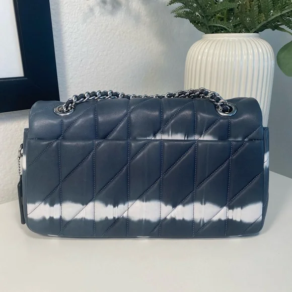 New Coach Tabby 26 Quilted Nappa Leather Tie Dye - Picture 3 of 16